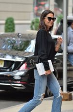 KATIE HOLMES Out in New York 09/01/2019