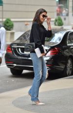 KATIE HOLMES Out in New York 09/01/2019