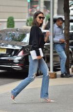 KATIE HOLMES Out in New York 09/01/2019