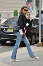KATIE HOLMES Out in New York 09/01/2019