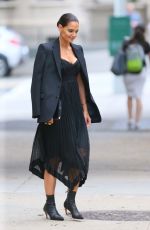 KATIE HOLMES Out in New York 09/04/2019