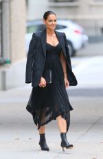 KATIE HOLMES Out in New York 09/04/2019