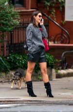 KATIE HOLMES Out in New York 09/11/2019