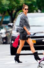 KATIE HOLMES Out in New York 09/11/2019