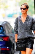 KATIE HOLMES Out in New York 09/11/2019