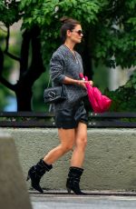 KATIE HOLMES Out in New York 09/11/2019