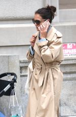 KATIE HOLMES Out in New York 09/16/2019