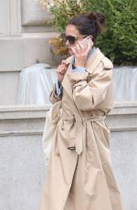 KATIE HOLMES Out in New York 09/16/2019