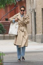 KATIE HOLMES Out in New York 09/16/2019