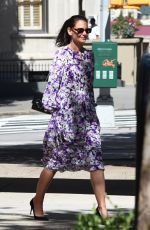 KATIE HOLMES Out in New York 09/17/2019