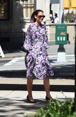 KATIE HOLMES Out in New York 09/17/2019