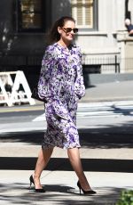 KATIE HOLMES Out in New York 09/17/2019
