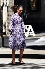KATIE HOLMES Out in New York 09/17/2019
