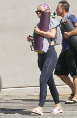 KATY PERRY in Tights Leaves Yoga Studio in Los Angeles 09/23/2019