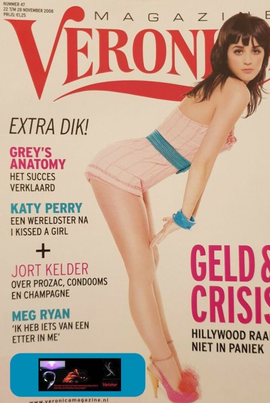 KATY PERRY on the Cover of Veronica Magazine, November 2008