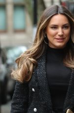 KELLY BROOK Arrives at Global Radio Studios in London 09/06/2019