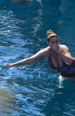 KELLY BROOK in Swimsuit on Holiday in Turkey 08/29/2019