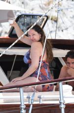 KELLY BROOK in Swimsuit on Holiday in Turkey 08/29/2019
