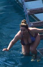 KELLY BROOK in Swimsuit on Holiday in Turkey 08/29/2019