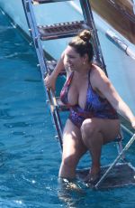 KELLY BROOK in Swimsuit on Holiday in Turkey 08/29/2019