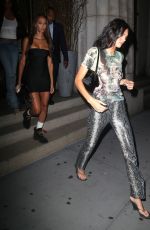 KENDALL JENNER and JOAN SMALLS Leaves Nobu in New York 09/05/2019