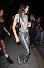 KENDALL JENNER and JOAN SMALLS Leaves Nobu in New York 09/05/2019