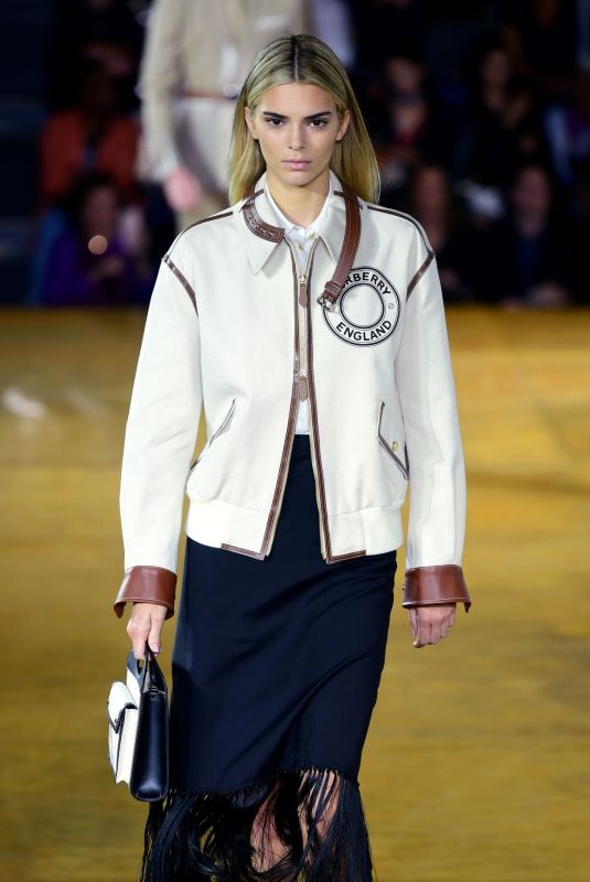 KENDALL JENNER at Burberry Rumway Show at London Fashion Week 09/16/2019