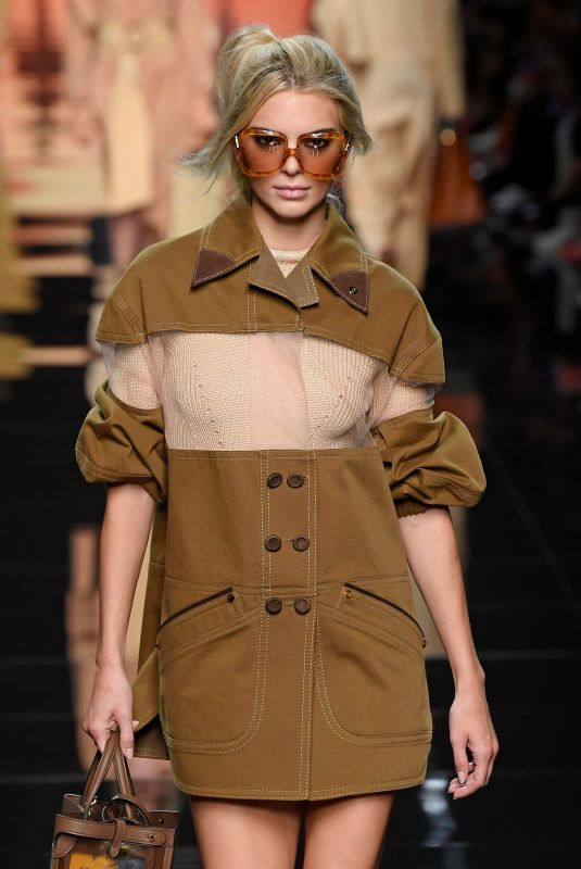 KENDALL JENNER at Fendi Runway Show at Milan Fashion Week 09/19/2019