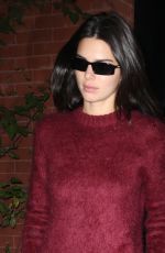 KENDALL JENNER Leaves Mercer Hotel in New York 09/12/2019