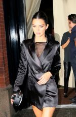 KENDALL JENNER Out for Dinner with Friends in New York 09/09/2019