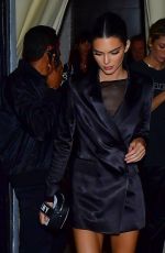 KENDALL JENNER Out for Dinner with Friends in New York 09/09/2019