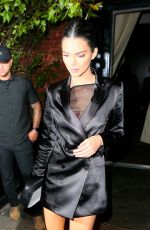 KENDALL JENNER Out for Dinner with Friends in New York 09/09/2019