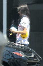 KENDALL JENNER Takes Her Ferrari for a Service in Beverly Hills 09/03/2019