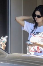 KENDALL JENNER Takes Her Ferrari for a Service in Beverly Hills 09/03/2019