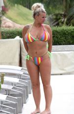 KERRY KATONA in Bikini at a Pool in Thailand 08/29/2019