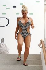 KERRY KATONA in Swimsuit at Chi Residence Beach Resort in Koh Samui 08/29/2019