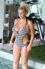 KERRY KATONA in Swimsuit at Chi Residence Beach Resort in Koh Samui 08/29/2019