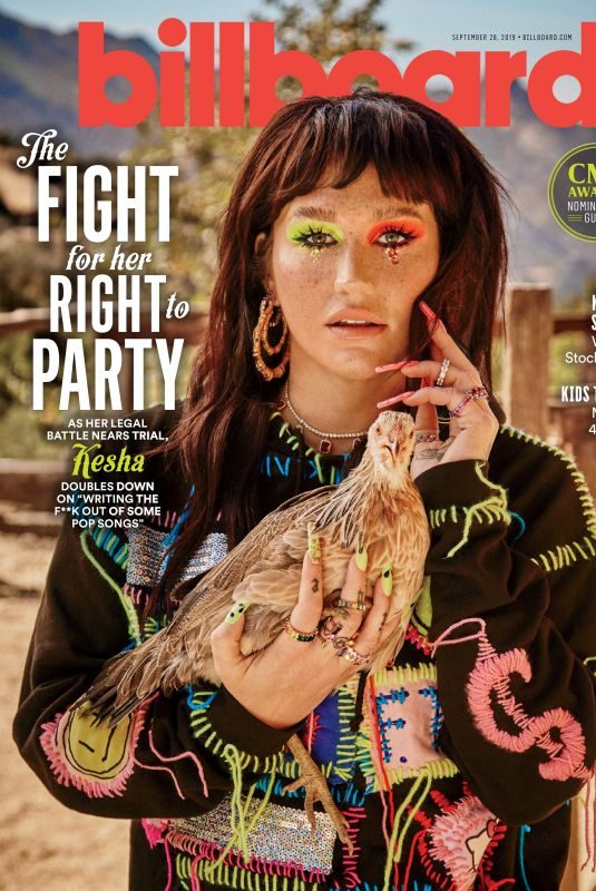 KESHA SEBERT in Billboard Magazine, September 2019