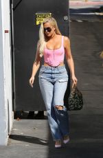 KHLOE KARDASHIAN Leaves Family Studio in Calabasas 09/03/2019