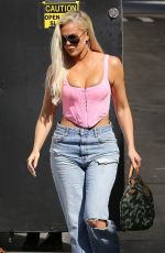 KHLOE KARDASHIAN Leaves Family Studio in Calabasas 09/03/2019