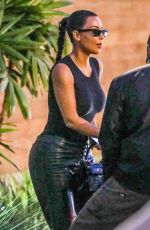 KIM KARDASHIAN and Kanye West at Cafe Habana in Malibu 08/31/2019