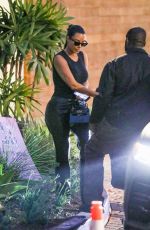 KIM KARDASHIAN and Kanye West at Cafe Habana in Malibu 08/31/2019