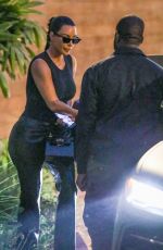 KIM KARDASHIAN and Kanye West at Cafe Habana in Malibu 08/31/2019