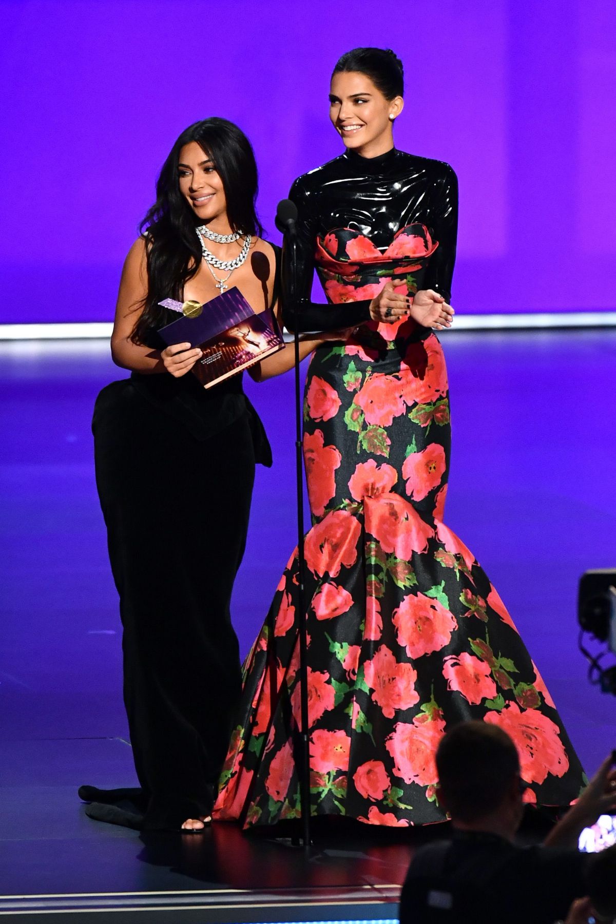 Kim Kardashian And Kendall Jenner At 71st Annual Emmy Awards