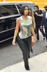 KIM KARDASHIAN Arrives at S by Serena Fashion Show in New York 09/10/2019