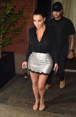 KIM KARDASHIAN Host KKW Beauty Dinner Party in New York 09/12/2019