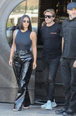 KIM KARDASHIAN Out Breakfast in Calabasas 09/25/2019