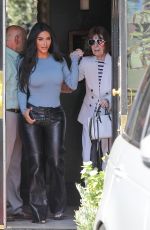 KIM KARDASHIAN Out for Lunch in Calabasas 09/19/2019