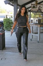 KIM KARDASHIAN Out for Lunch in Los Angeles 09/24/2019