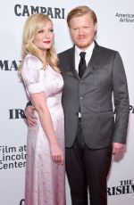 KIRSTEN DUNST and Jesse Plemons at The Irishman Screening at 57th New York Film Festival 09/27/2019